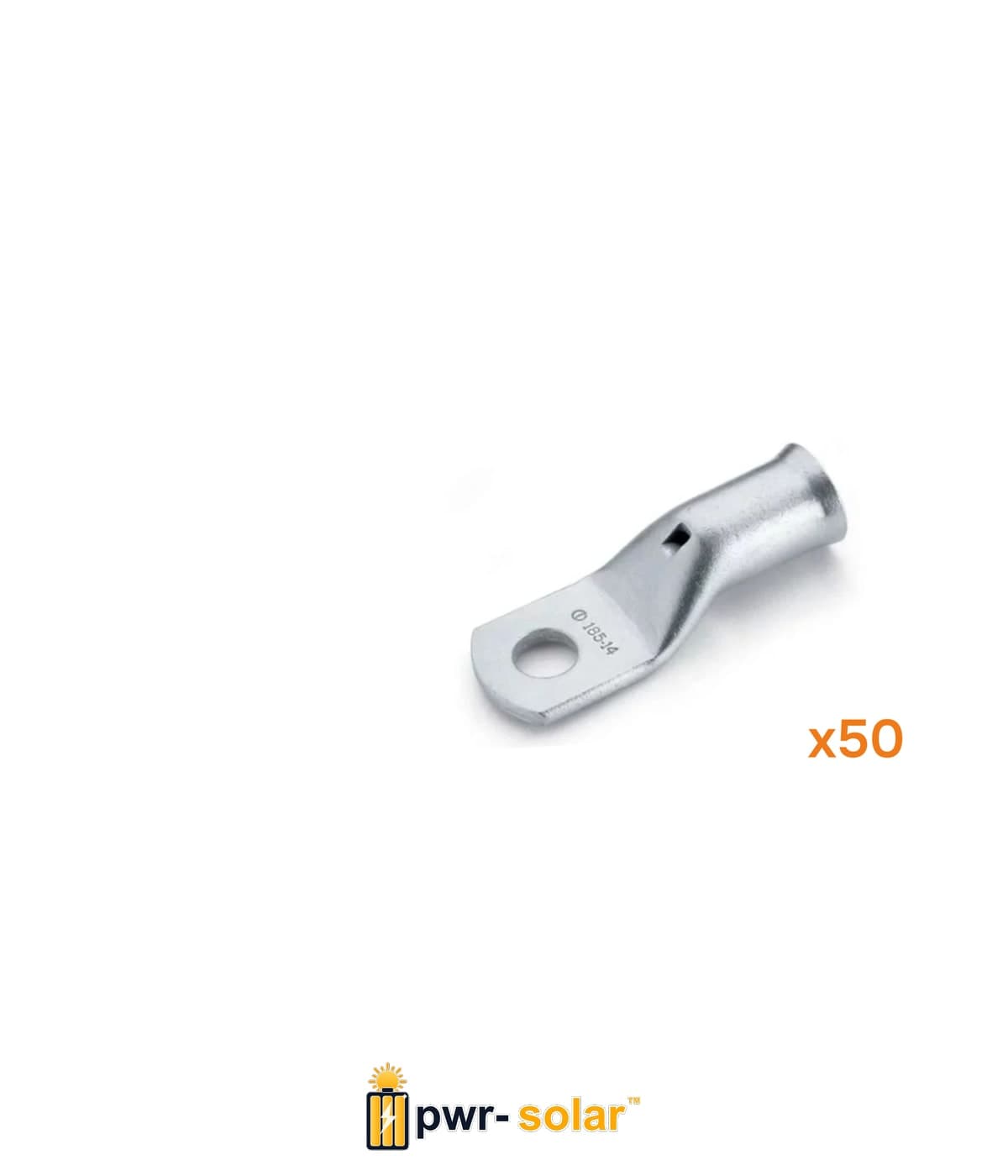 COSSE TUBULAIRE - CUIVRE NFC 20-130 - SECTION - 35mm² - diam. 12mm (50 pcs)