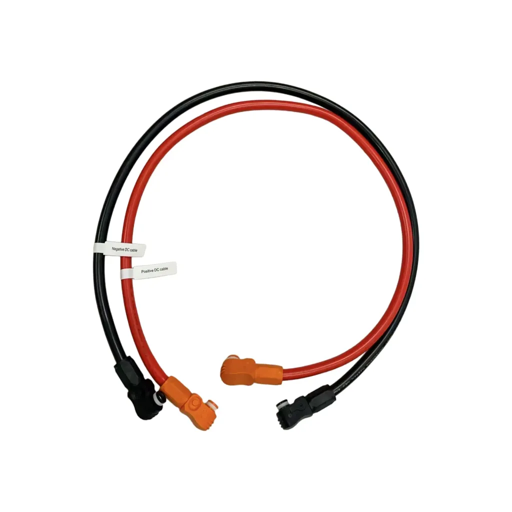 APSYSTEMS - Câble DC 25 mm² +/- pour les batteries 5kWh avec connecteurs moulés
