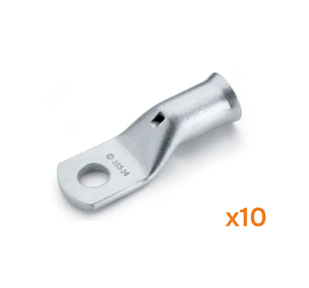 COSSE TUBULAIRE - CUIVRE NFC 20-130 - SECTION - 185mm² - diam. 14mm (10 pcs)