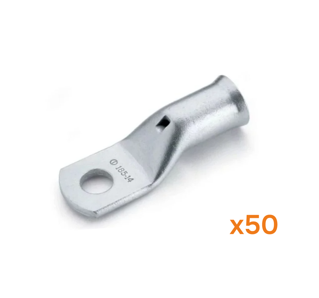 COSSE TUBULAIRE - CUIVRE NFC 20-130 - SECTION - 35mm² - diam. 8mm (50 pcs)