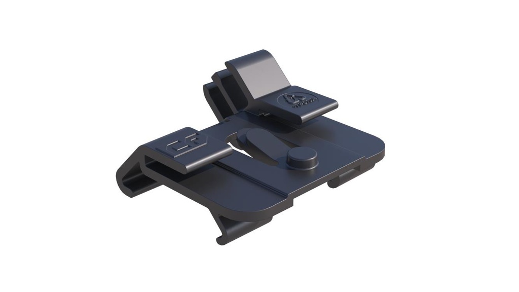 ESDEC - ClickFit EVO - MLPE Clip PLASTIC Poids léger (< 2kg) pour câble optimiseur sur rail de montage