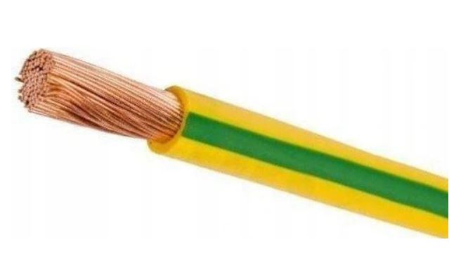 Câble – LGY – 16mm2 750 V J/V- corde – jaune-vert