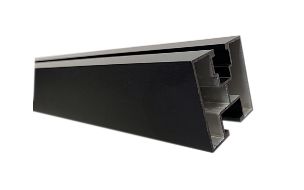 Mounting profile F806 40x40, 2400mm / Black