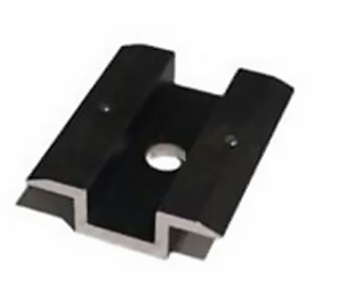 Structures – collier central – 41×50 – noir – avec broches de mise à la terre