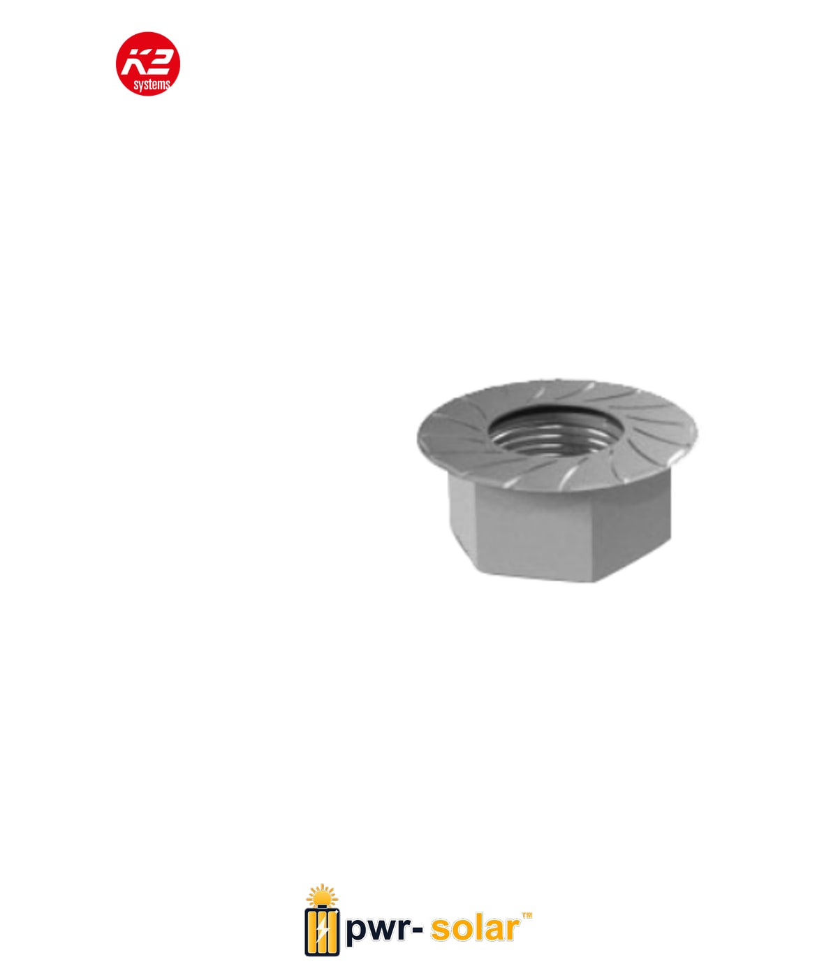 K2 Systems 1000042 - K2 Ecrou à dent M10
