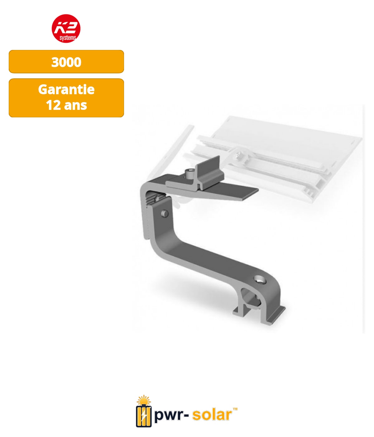 K2 Systems K2 Plaque de base CrossBoard 2100