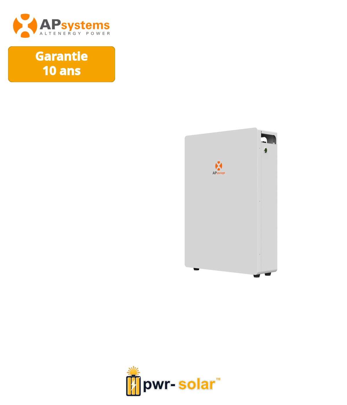 APSYSTEMS - Batterie LiFePO4 - 5.12kWh - 51,2V