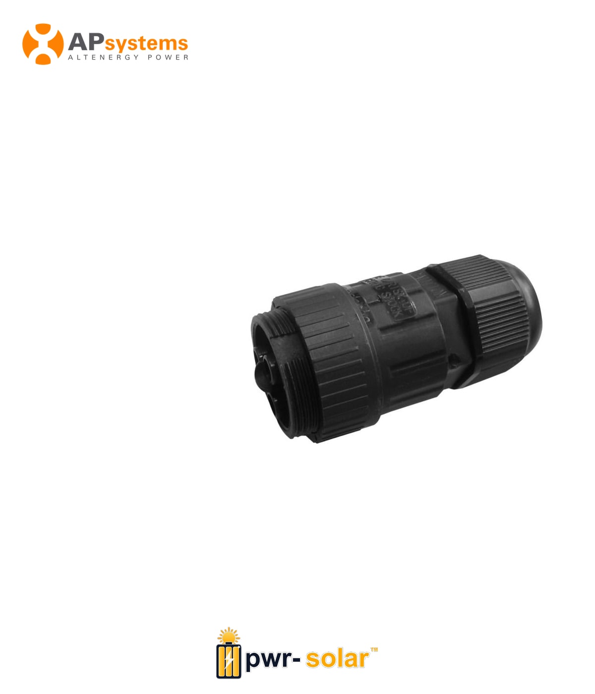 APSYSTEMS - Connecteur AC femelle pour micro-onduleur EZ1 - (3 fils, 17,5A)