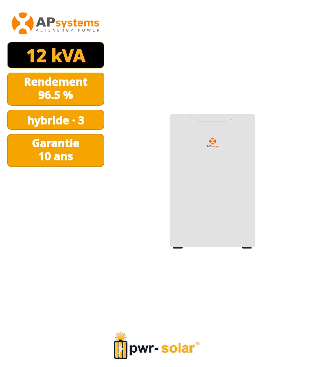 APSYSTEMS ELT-12K Série ELT PCS Onduleur de batterie basse tension triphasé