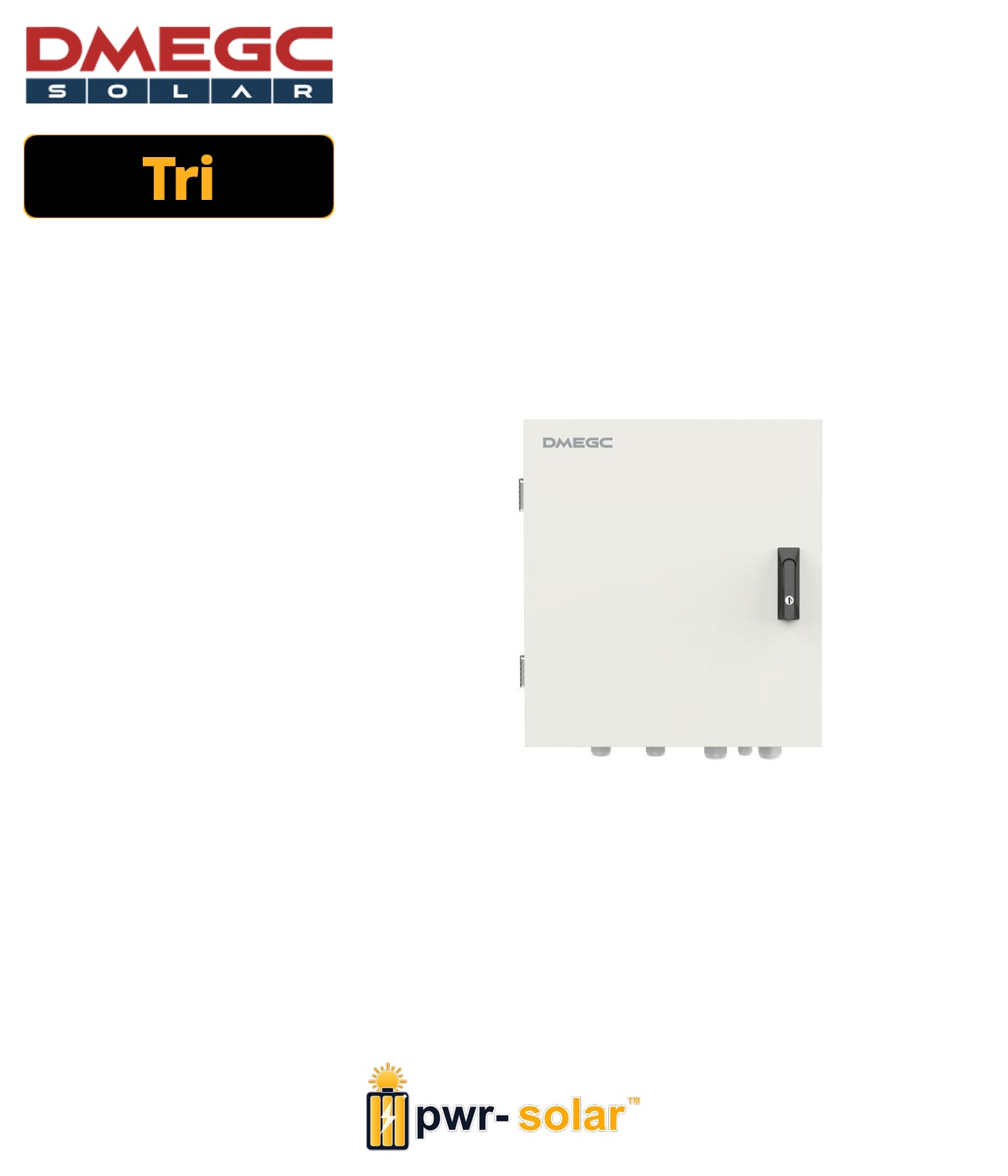 DMEGC - ATS-BOX - Coffret BackUp Triphasé 63A - Alimentation de Secours - Compteur inclus