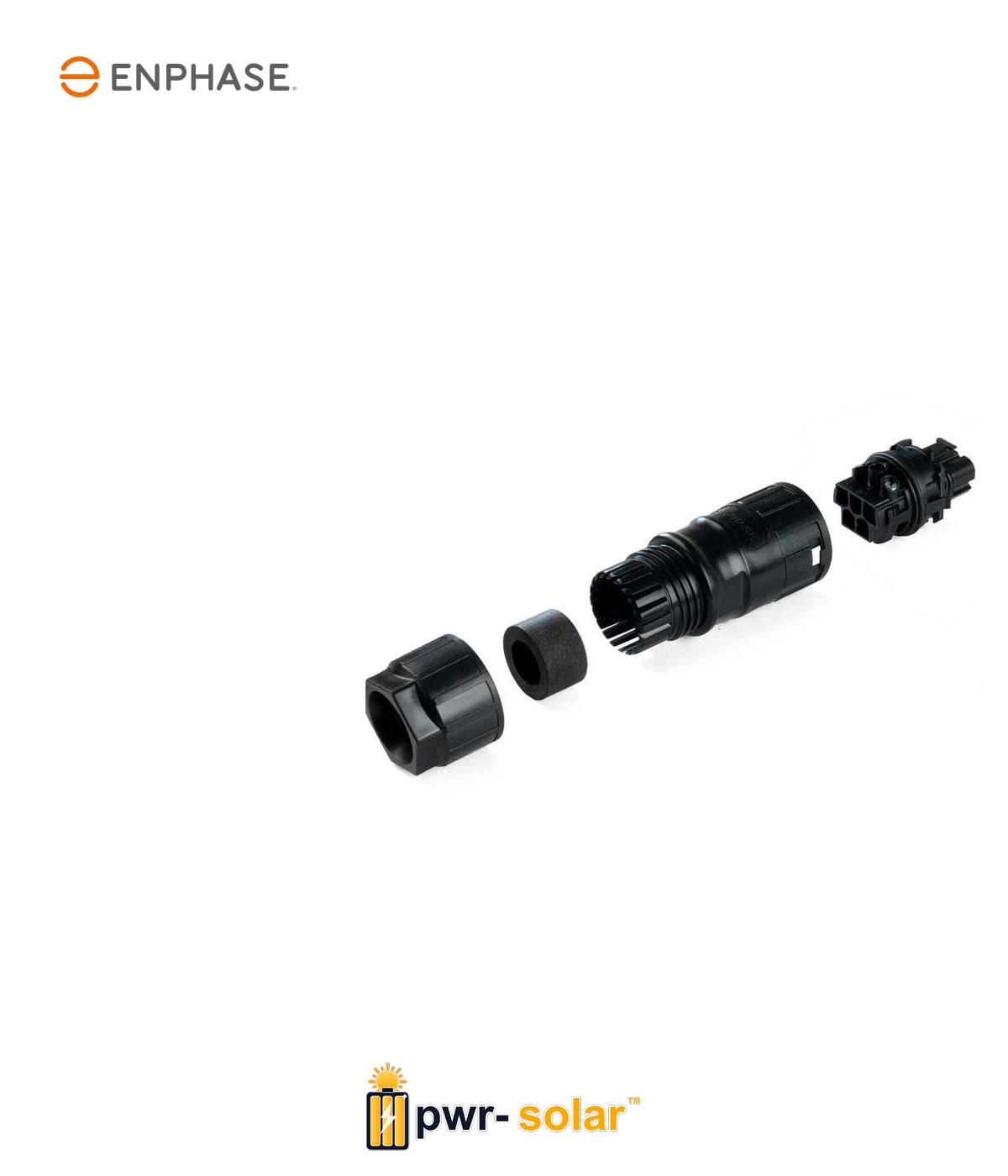 Enphase Connecteur câblable pour câble Q rond mâle - (3PH)