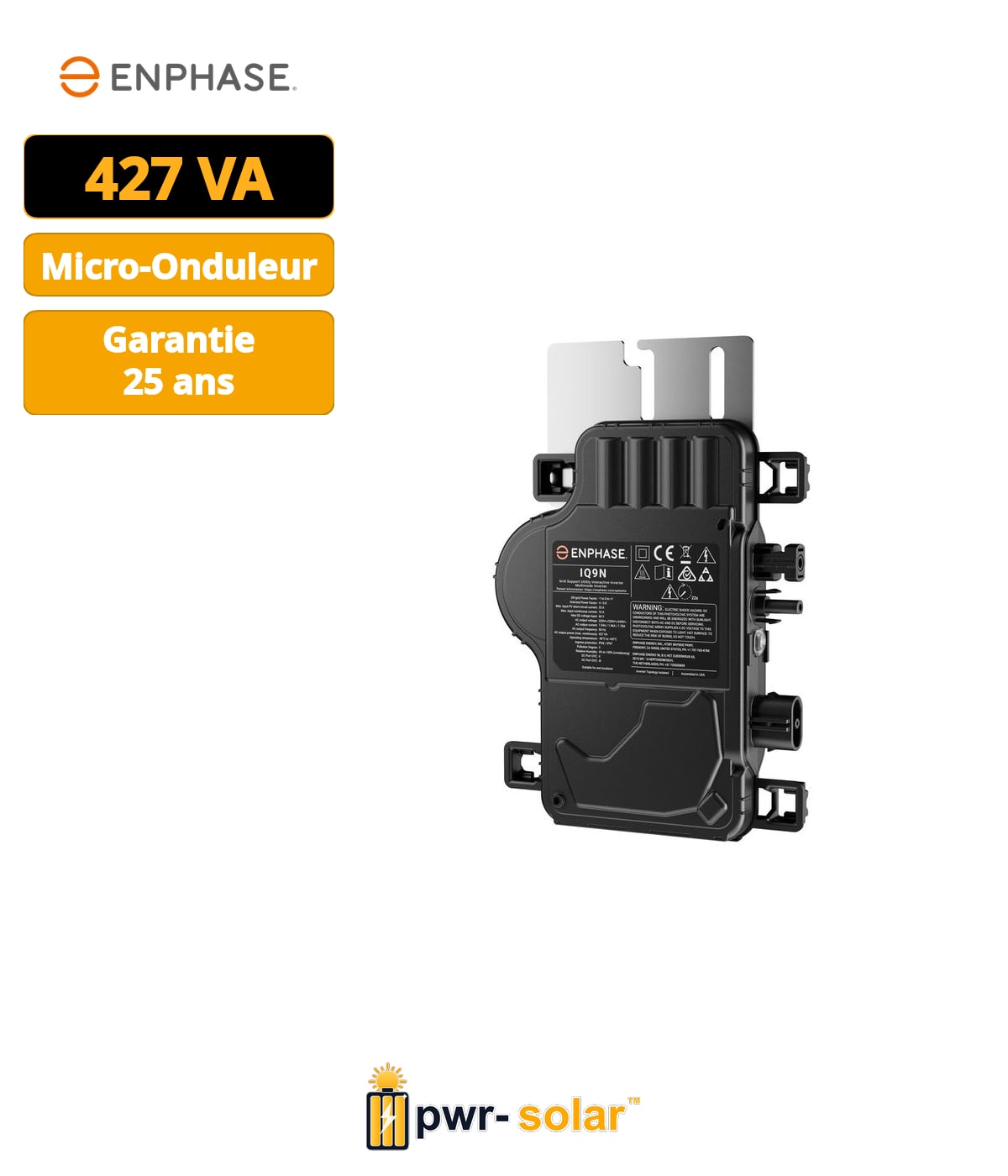 Micro-onduleur Enphase IQ9N - 427VA - Connecteur MC4
