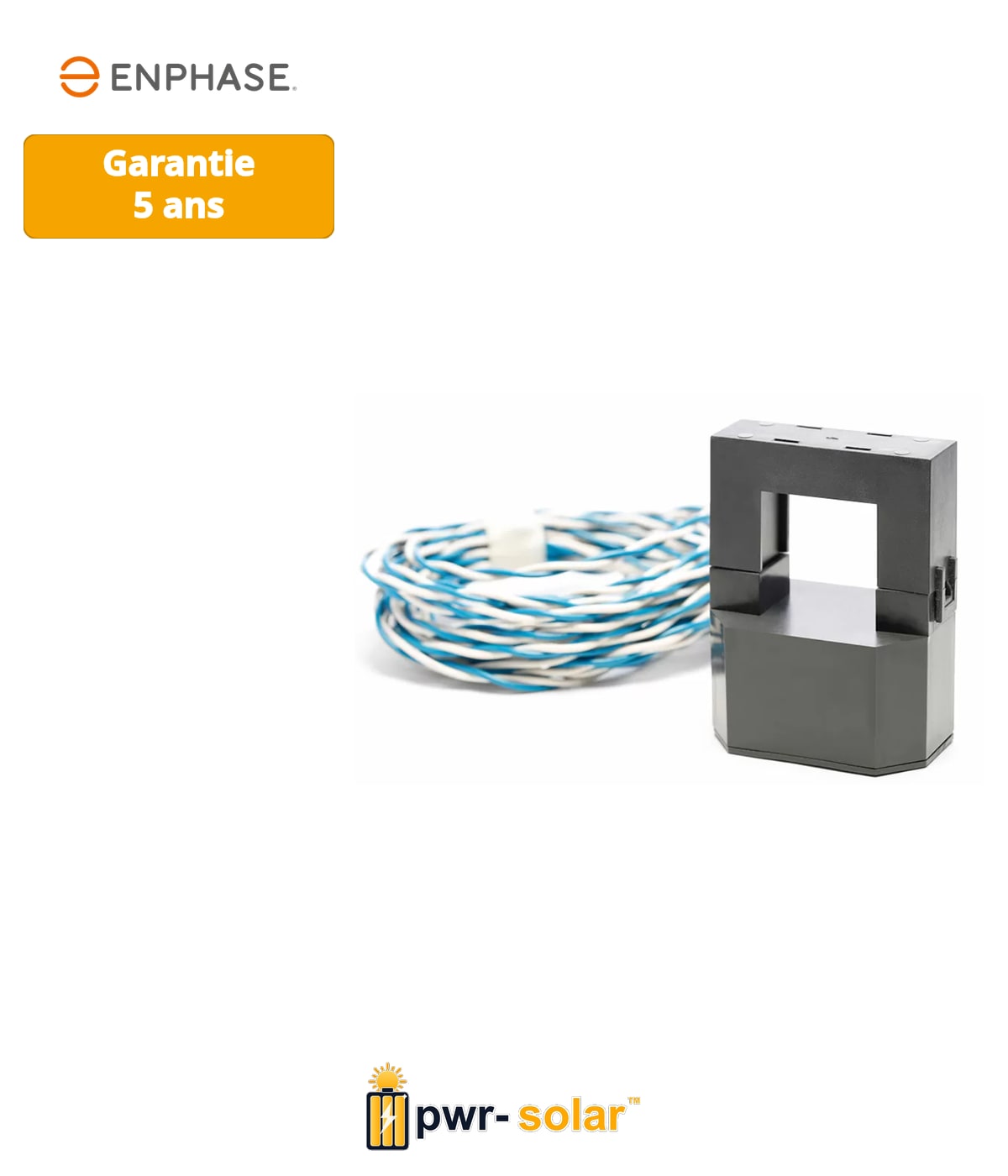 Enphase Transformateur de courant (CT) à noyau divisé 400A pour utilisation avec Envoy S Mtd