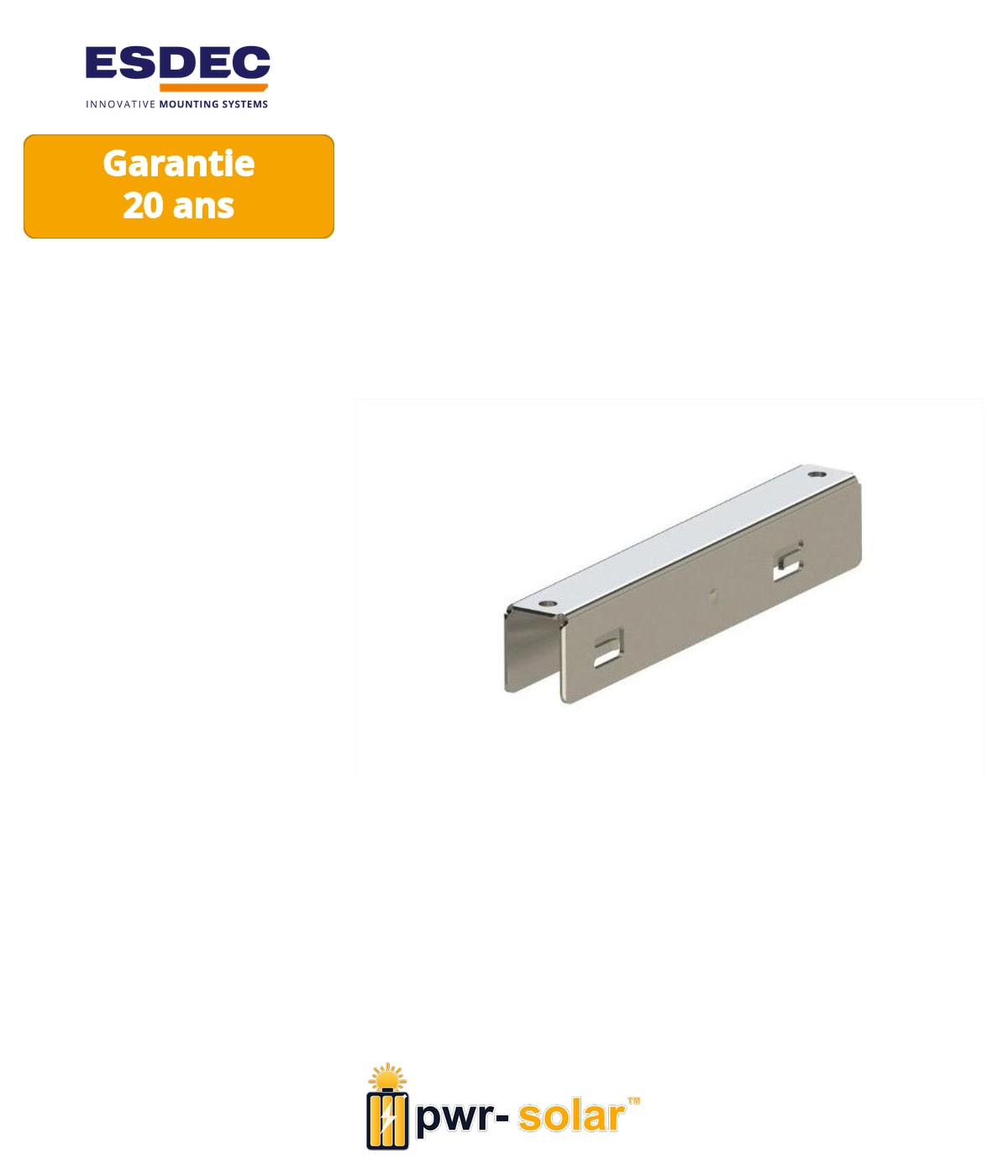 Enstall ClickFit EVO - Coupleur de rail de montage