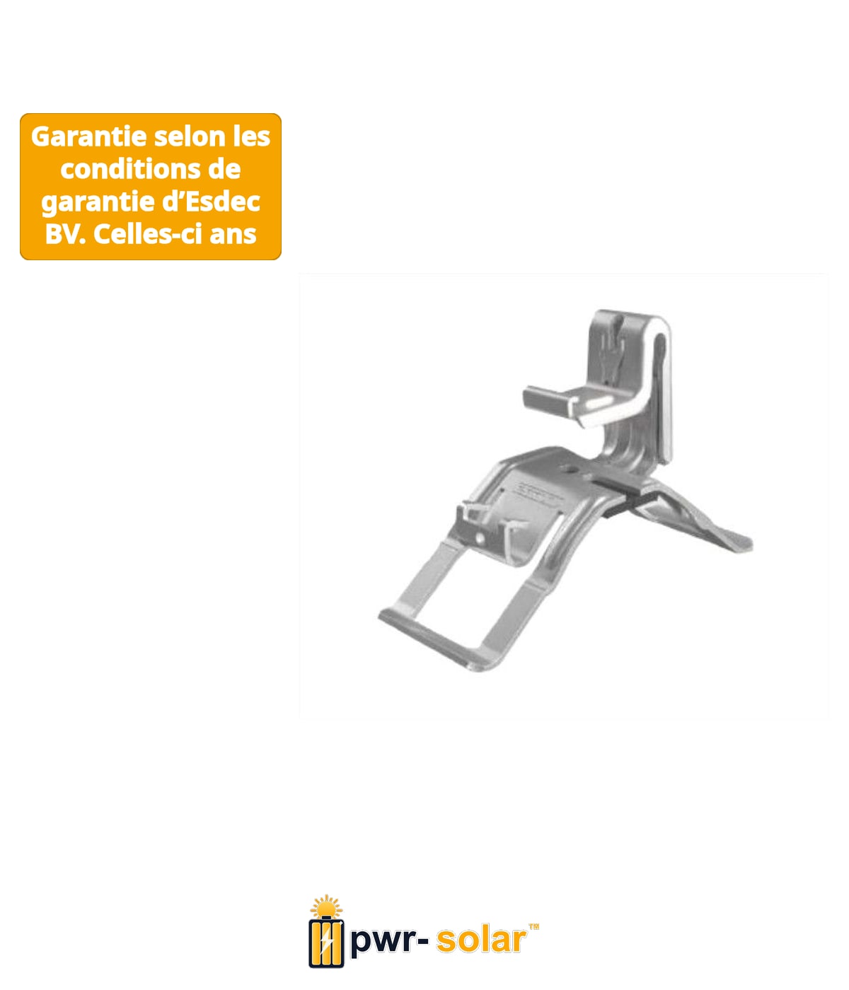 ESDEC – ClickFit EVO – Support de montage toit fibrociment