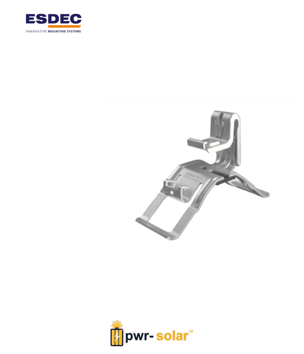 ESDEC – ClickFit EVO – Support de montage toit fibrociment