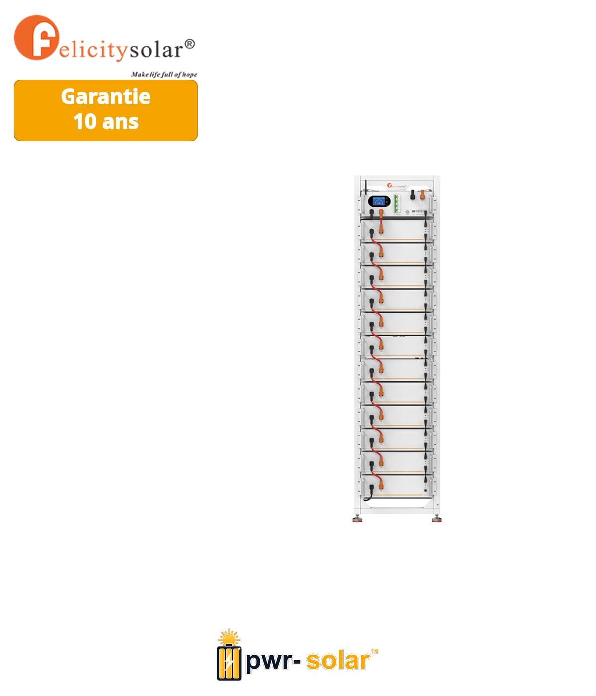 Felicitysolar FLH48100UG2 25.6kWh haute tension stockage batterie