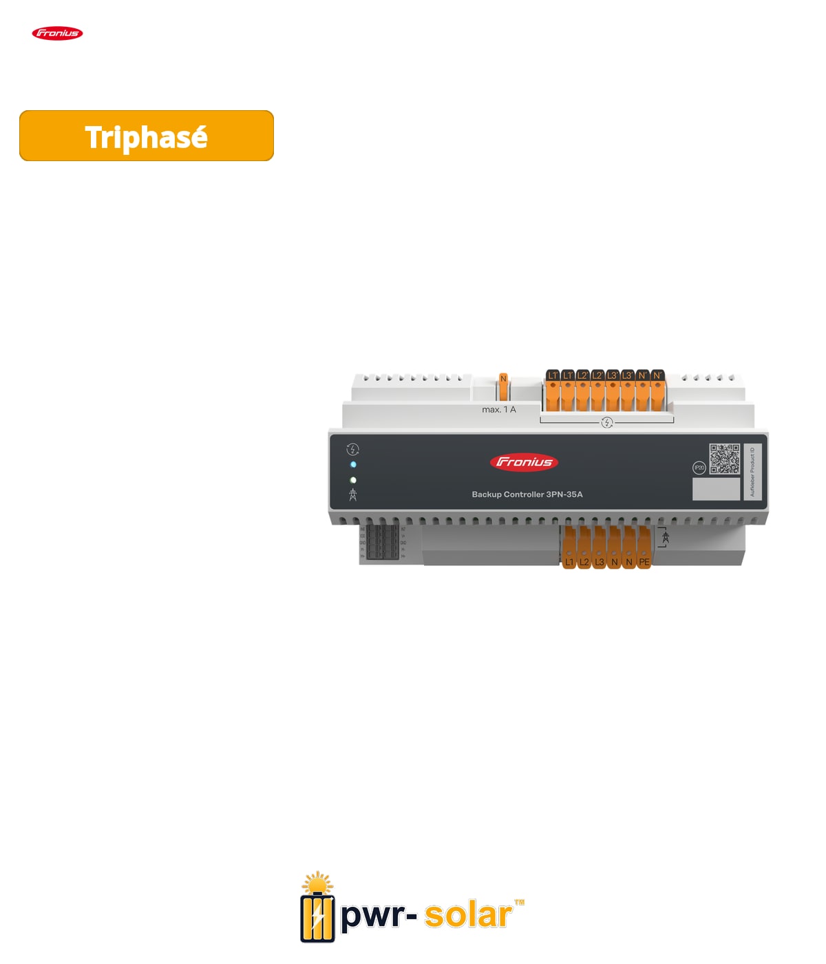 FRONIUS - Backup Controller 3PN-35A
