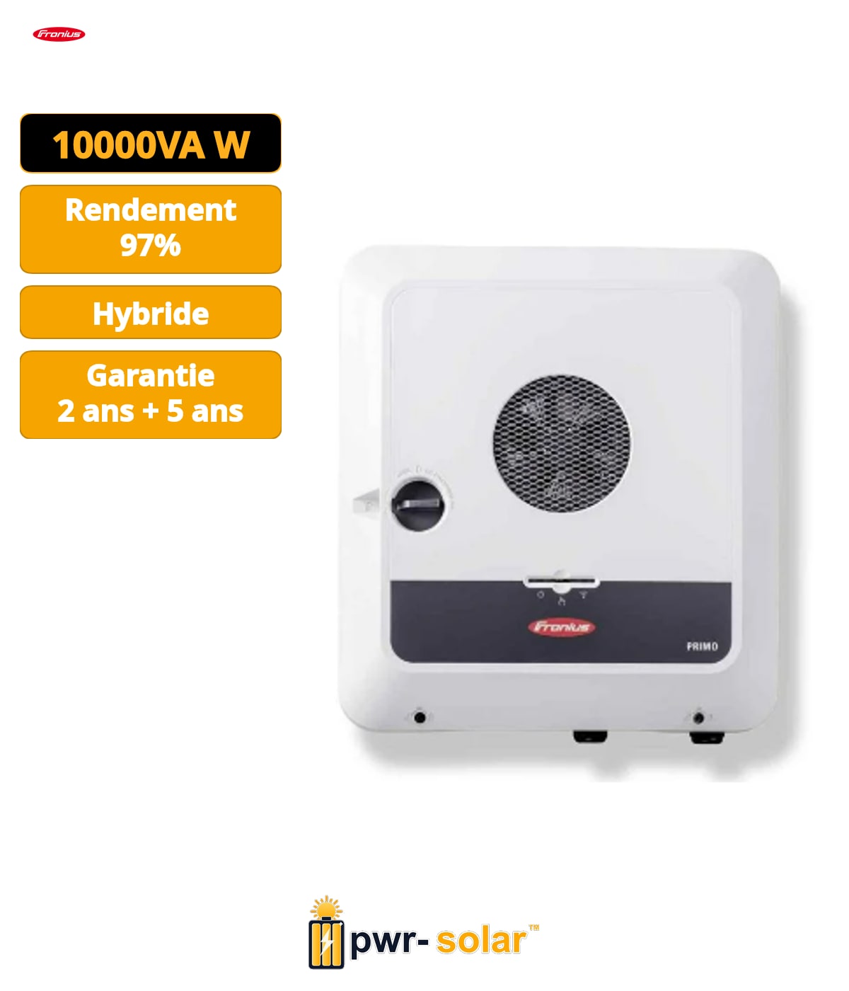 FRONIUS - Onduleur Primo GEN24 10.0 - Gamme Standard