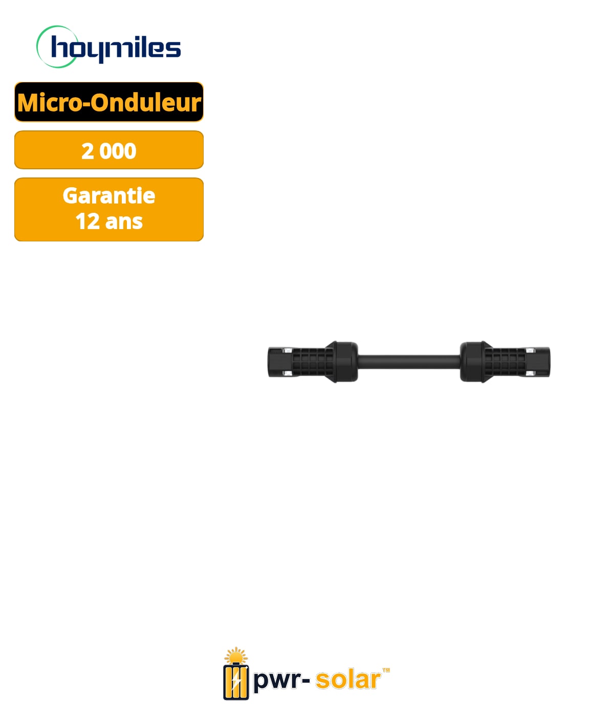 Hoymiles Flex-S3 Câble de Connexion HMS 2,0m (4mm²)