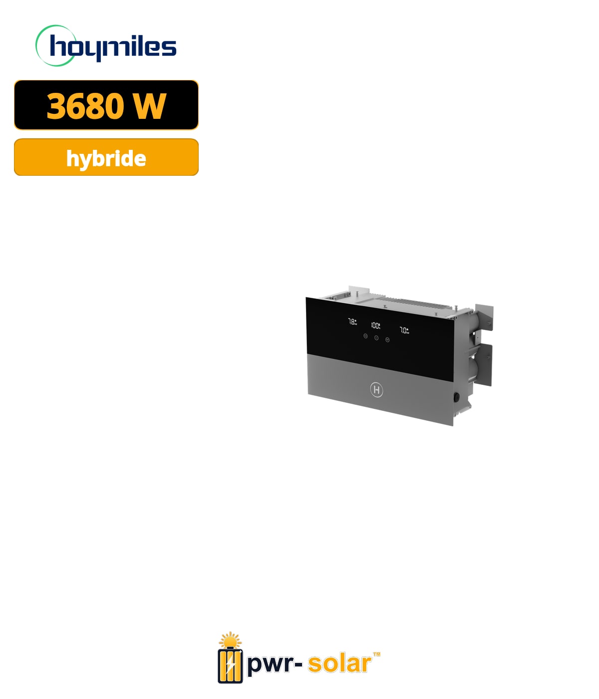 HOYMILES – HiOne – Onduleur hybride 3.68 kW – Monophasé All‑in‑One