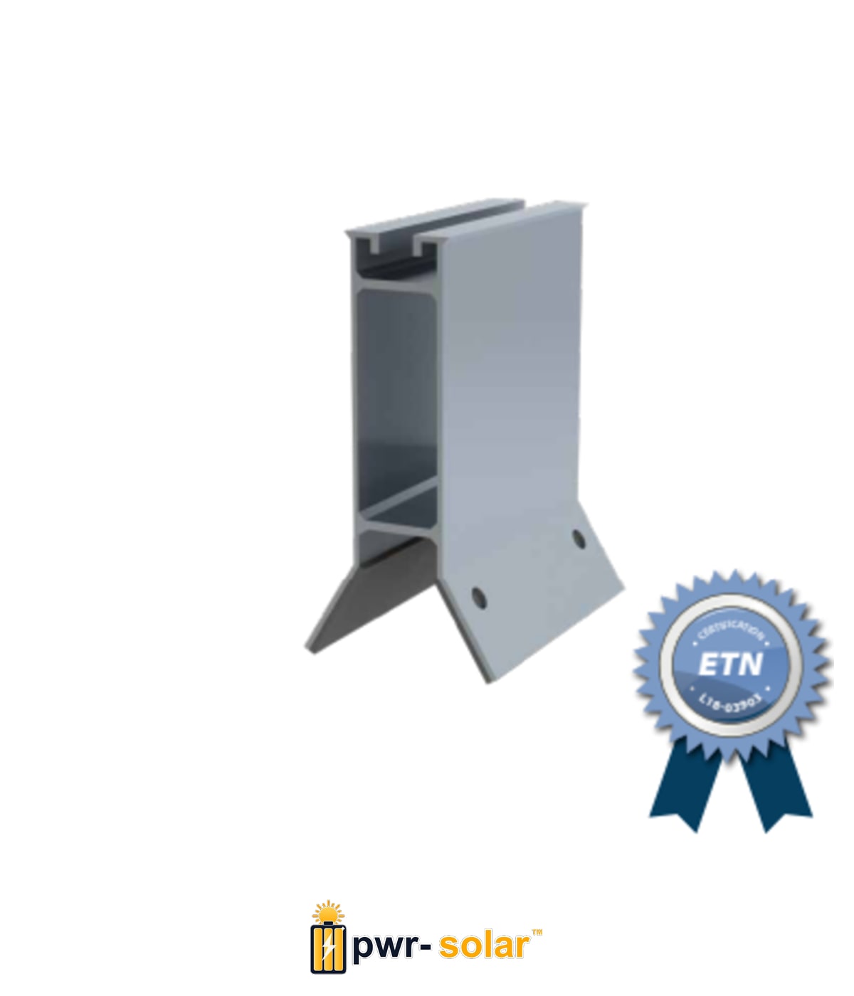 JORIS - Rail Jorisolar Opti'Roof SUNSHINE 100mm
