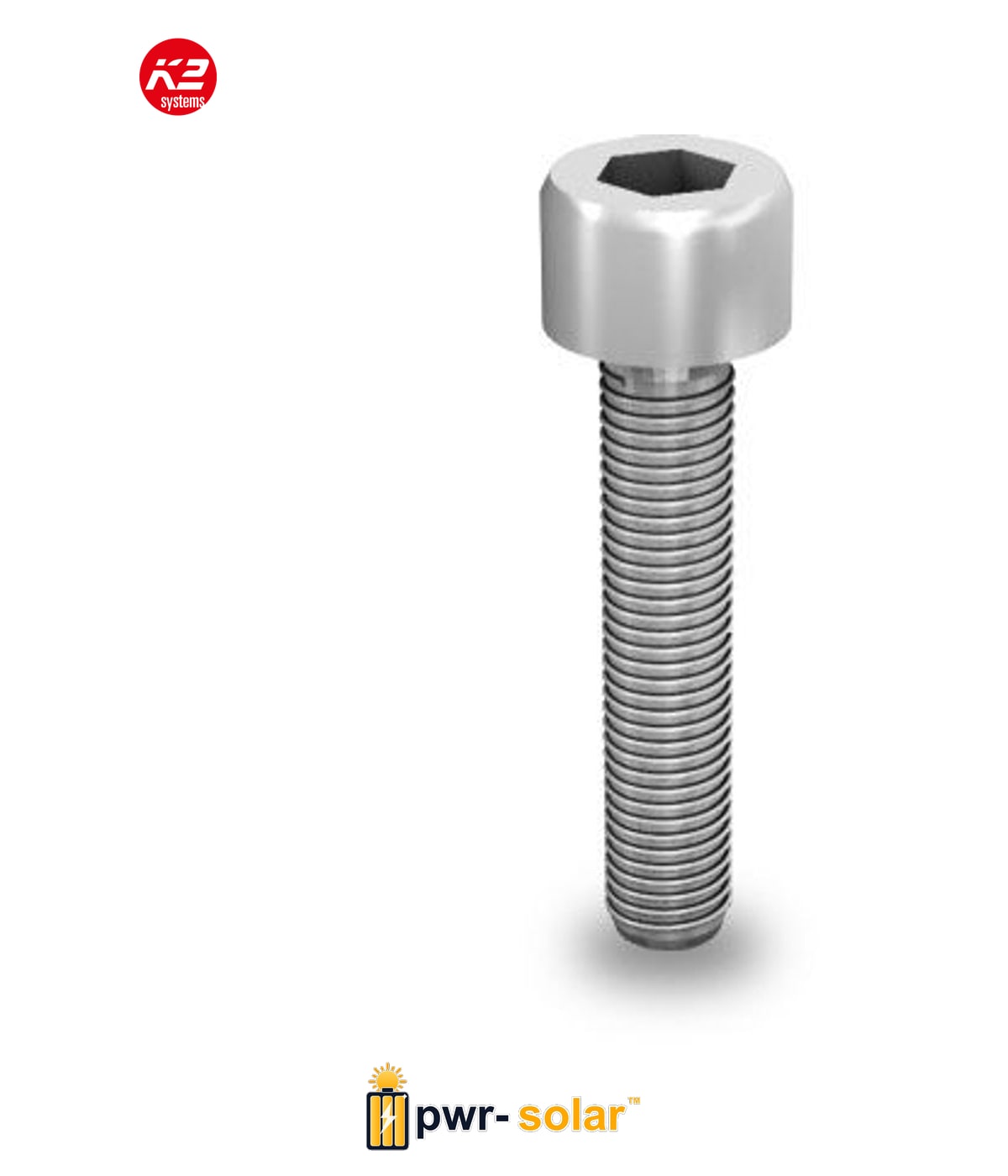 K2 Systems K2 2001729 – Vis à tête cylindrique M8x20