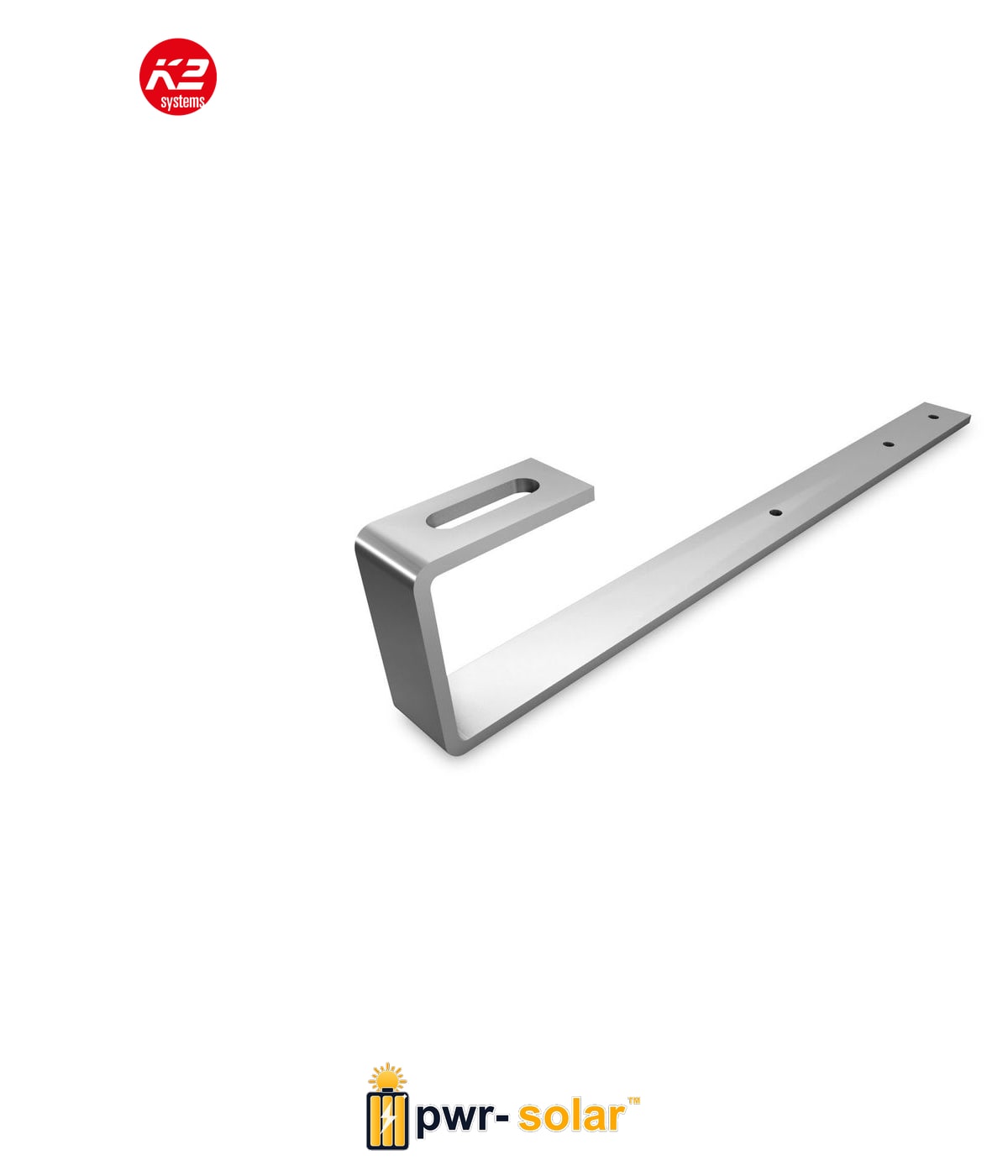 K2 Systems K2 Crochet de fixation ardoise S 6x40