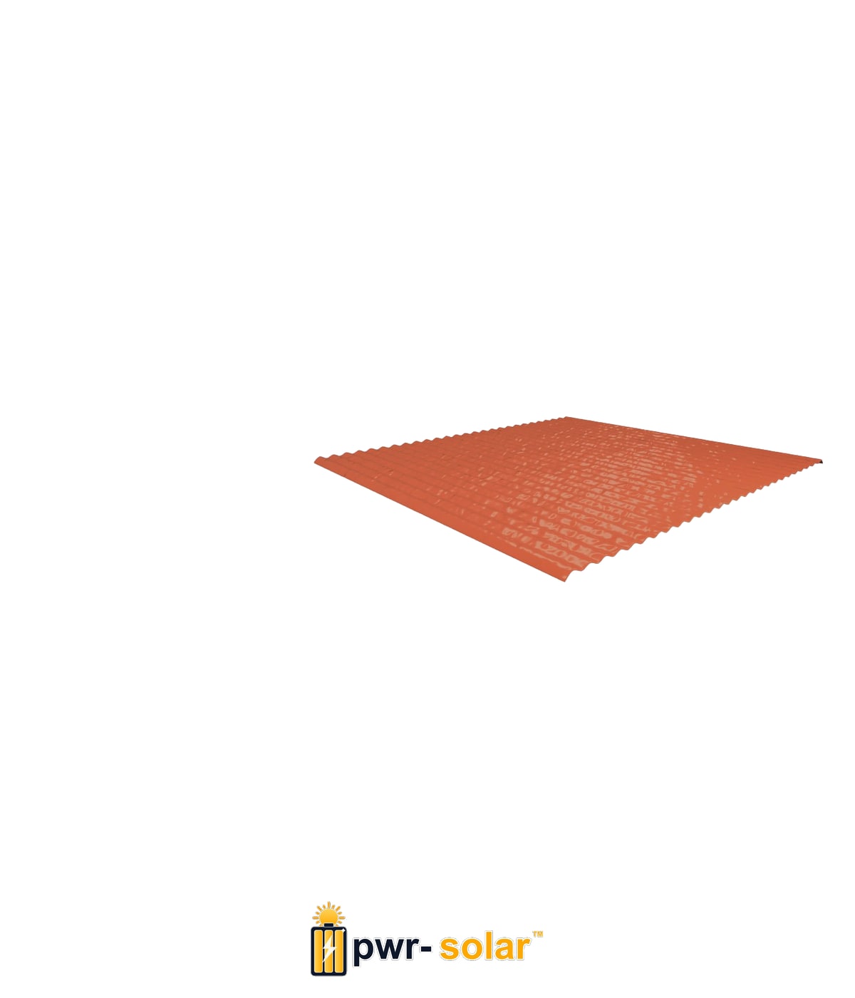 K2 - SingleHook FlatTile sheet metal - ROUGE