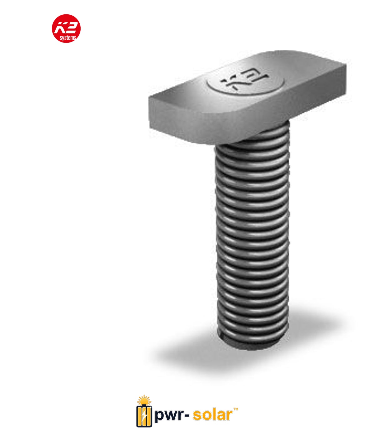 K2 SYSTEMS Vis à tête marteau M10x30 - 1000041