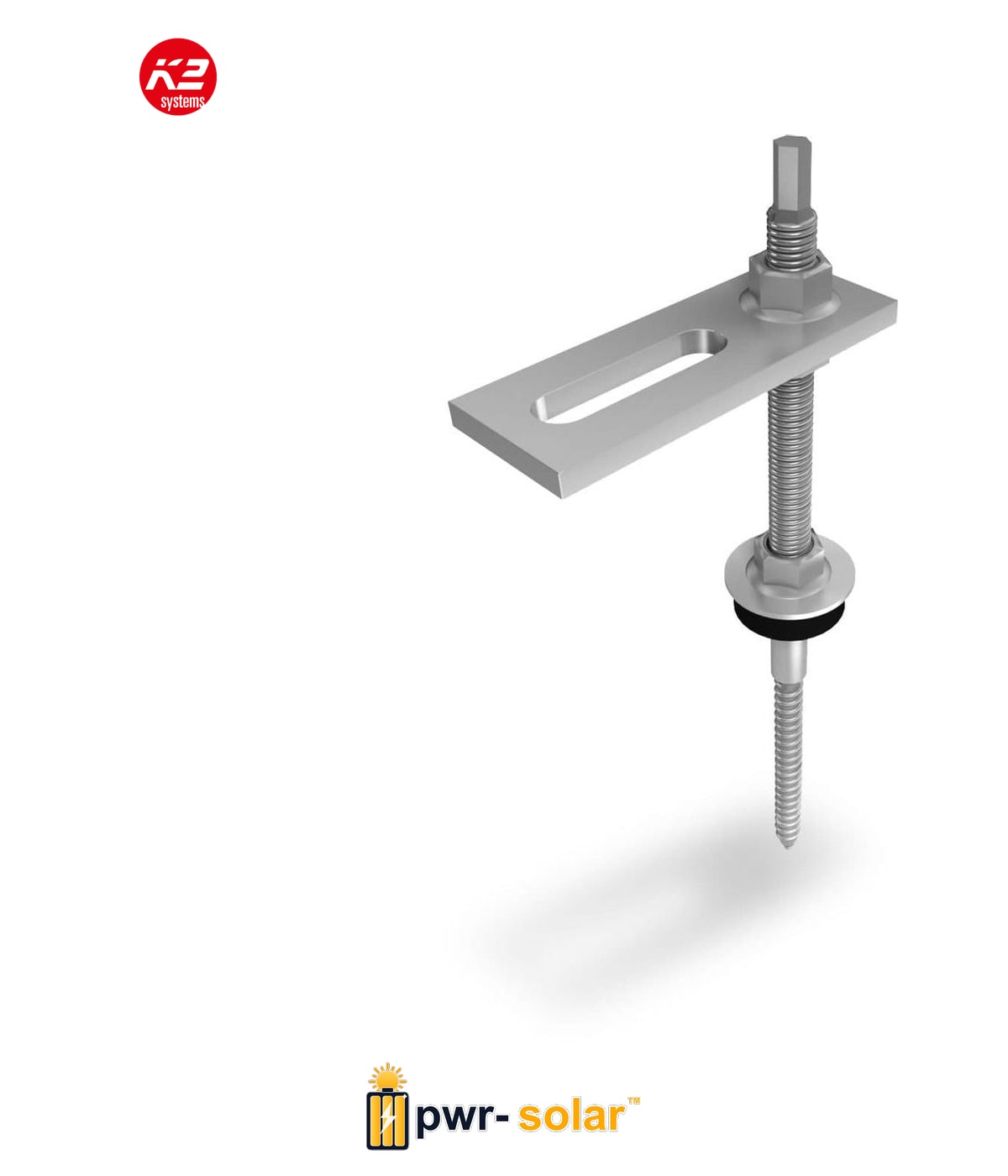 K2 Systems K2 - Vis à double filetage SolidRail M10x180