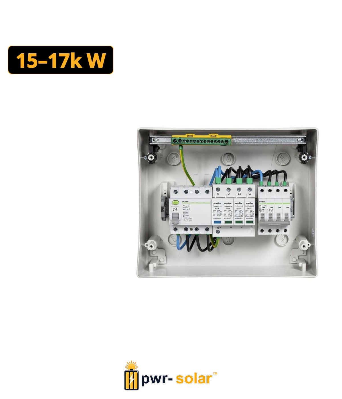 MADEnR - Coffret PV AC 15/17kW triphasé – 300mA – C32