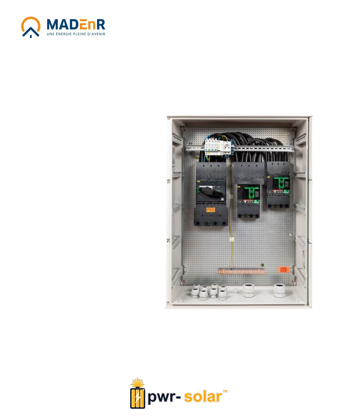 MADEnR - Coffret PV AC 250kW triphasé – 2 onduleurs – 300mA – 2 x C250