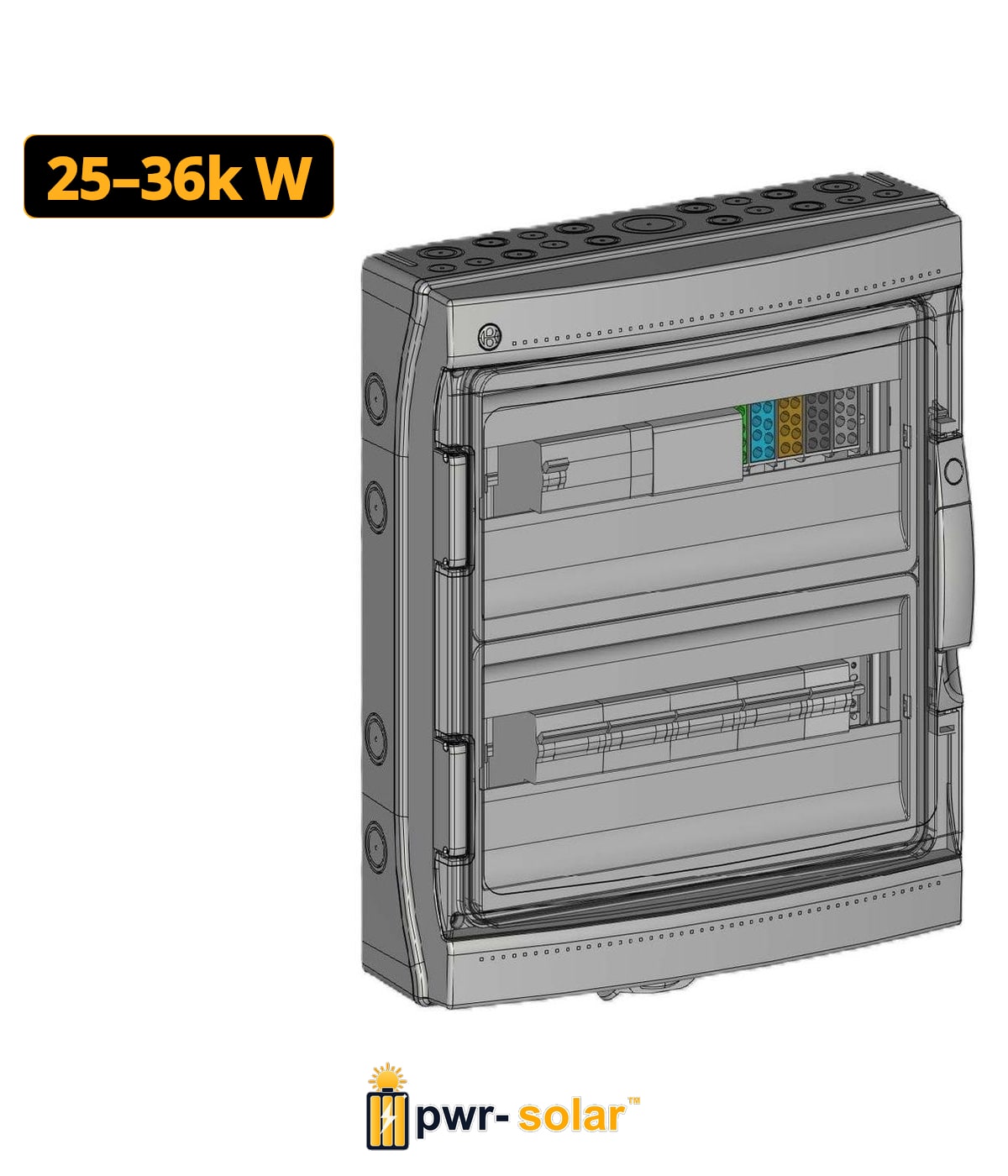 MADEnR - Coffret PV AC 25/36kW triphasé 4 lignes – Micro onduleur