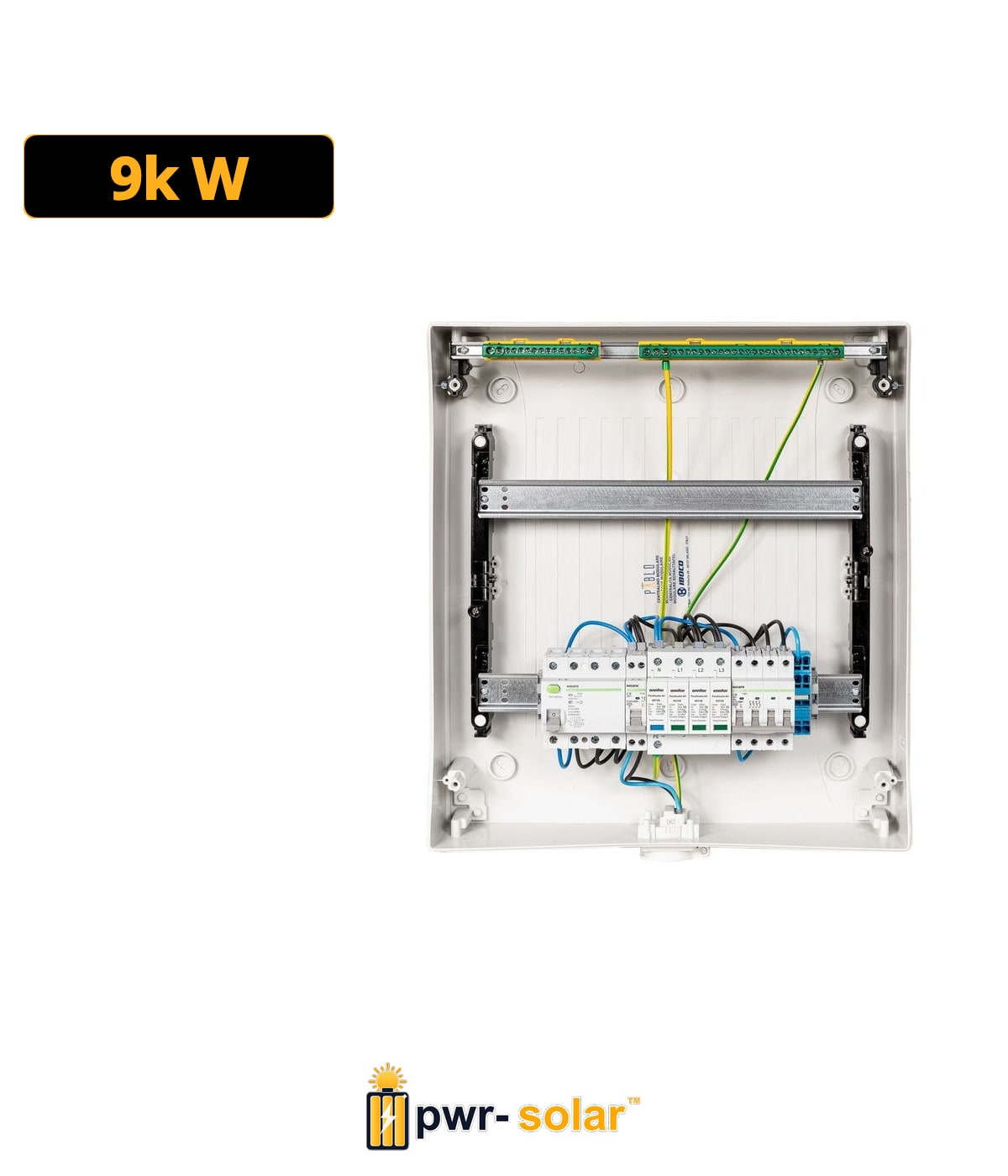 MADEnR - Coffret PV AC 9kW triphasé 1 ligne – Micro onduleur + PLACE PASSERELLE
