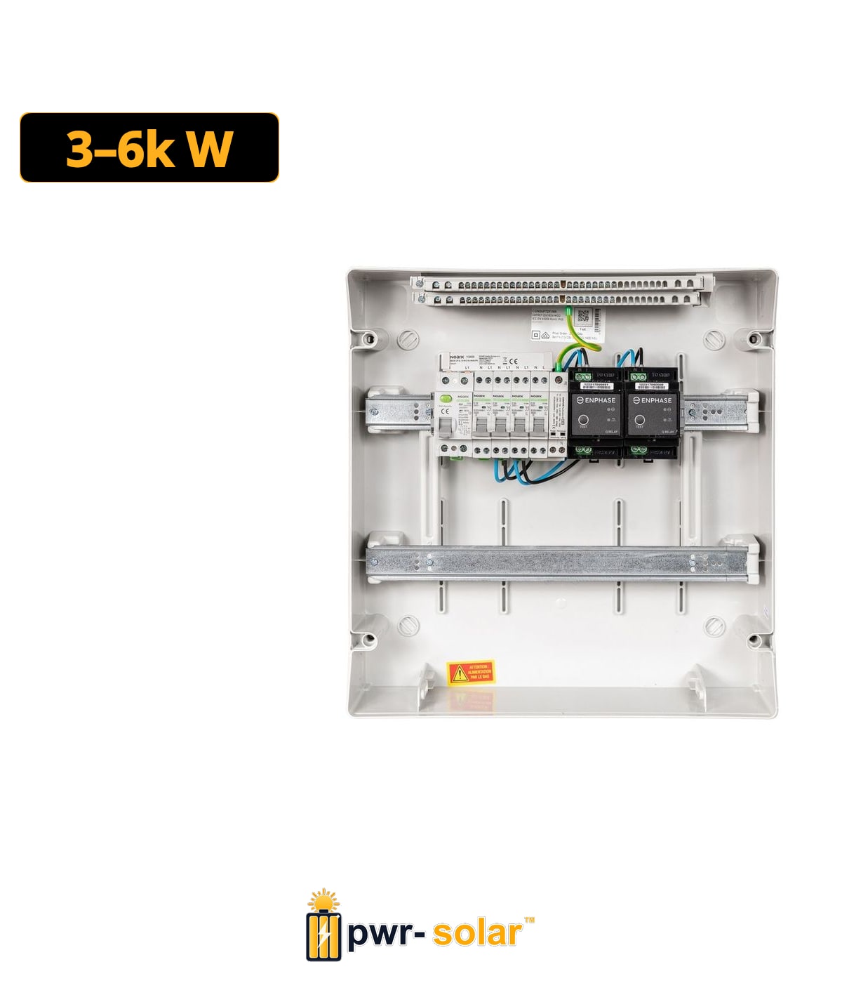 MADEnR - ENPHASE Coffret PV AC 6kW monophasé – 2 Qrelay monophasé + PLACE PASSERELLE