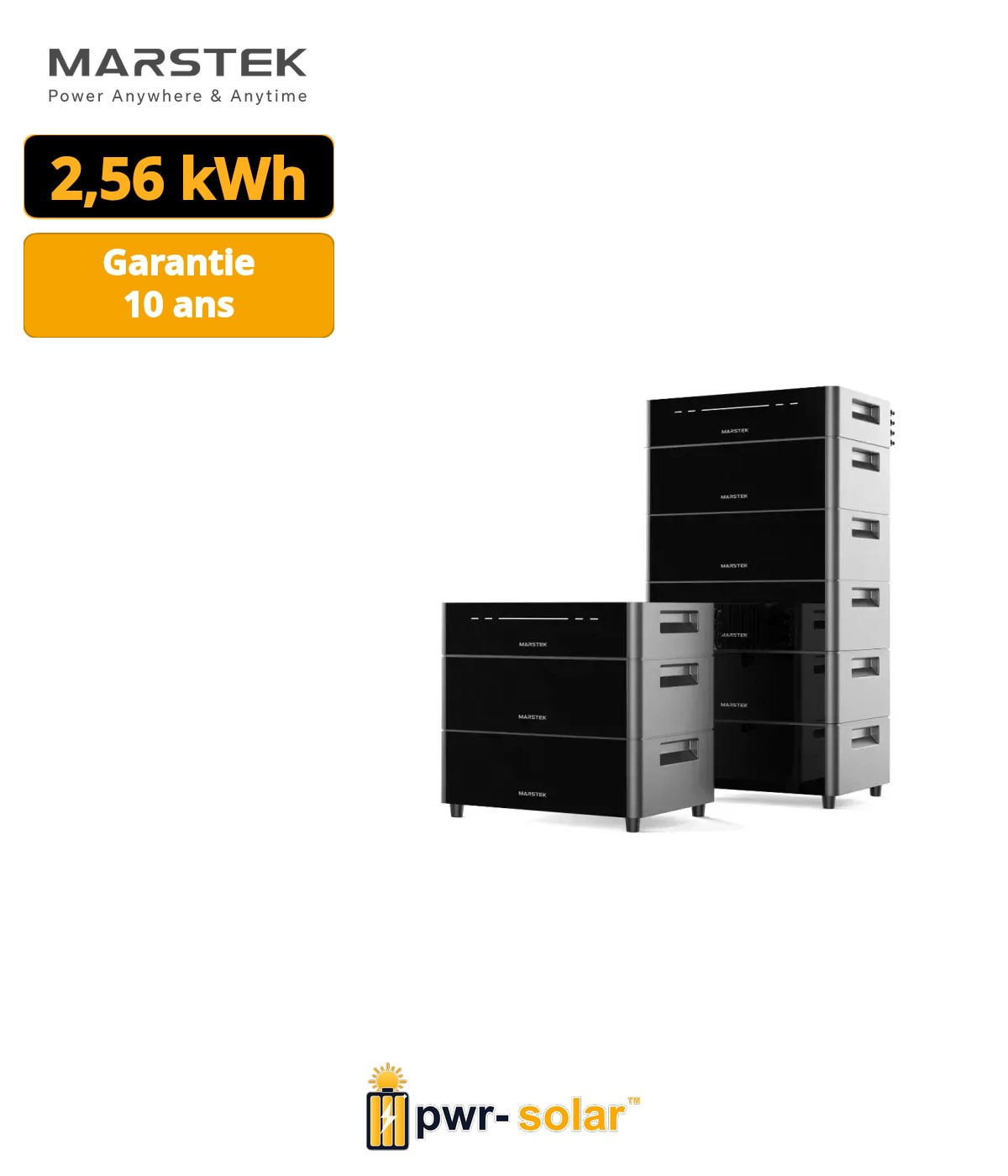MARSTEK - VENUS D - Batterie d'extension 2,56 kWh