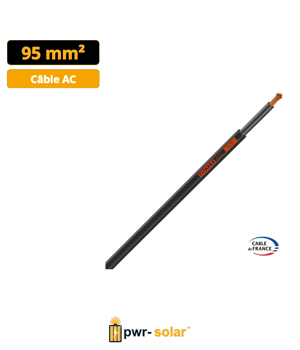 NEXANS - Câble AC - H07RNF 1X95