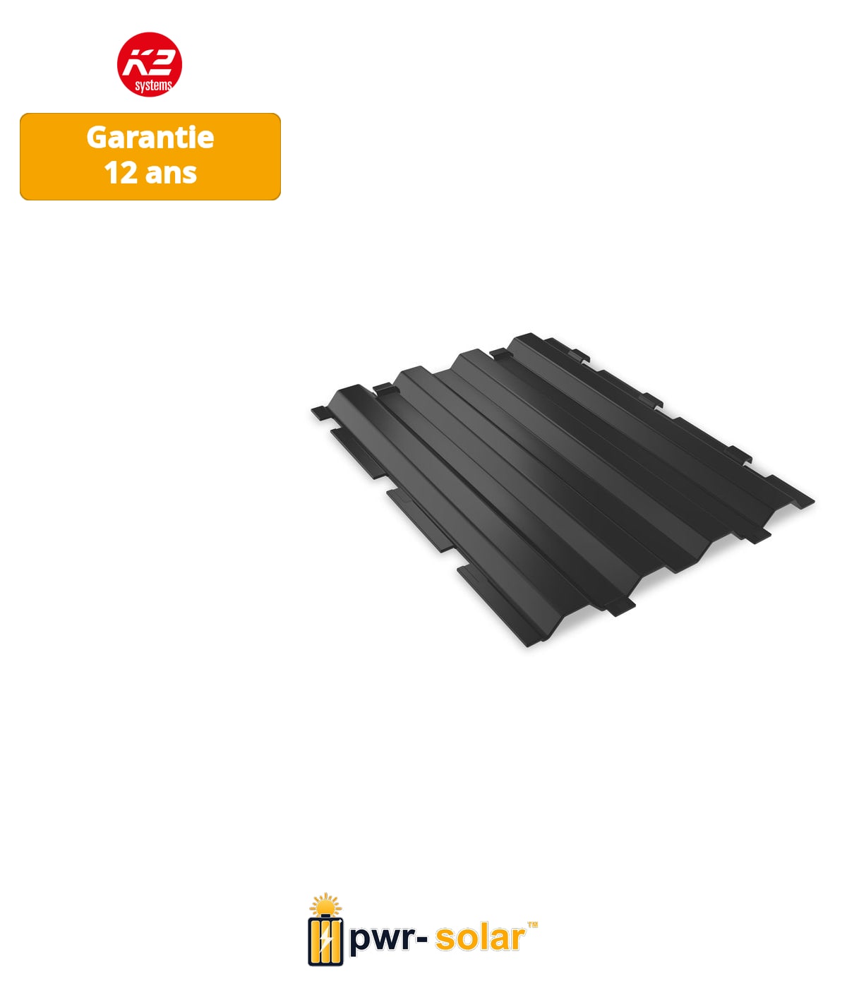 K2 Systems K2 Plaque de base en PE 600x800 mm