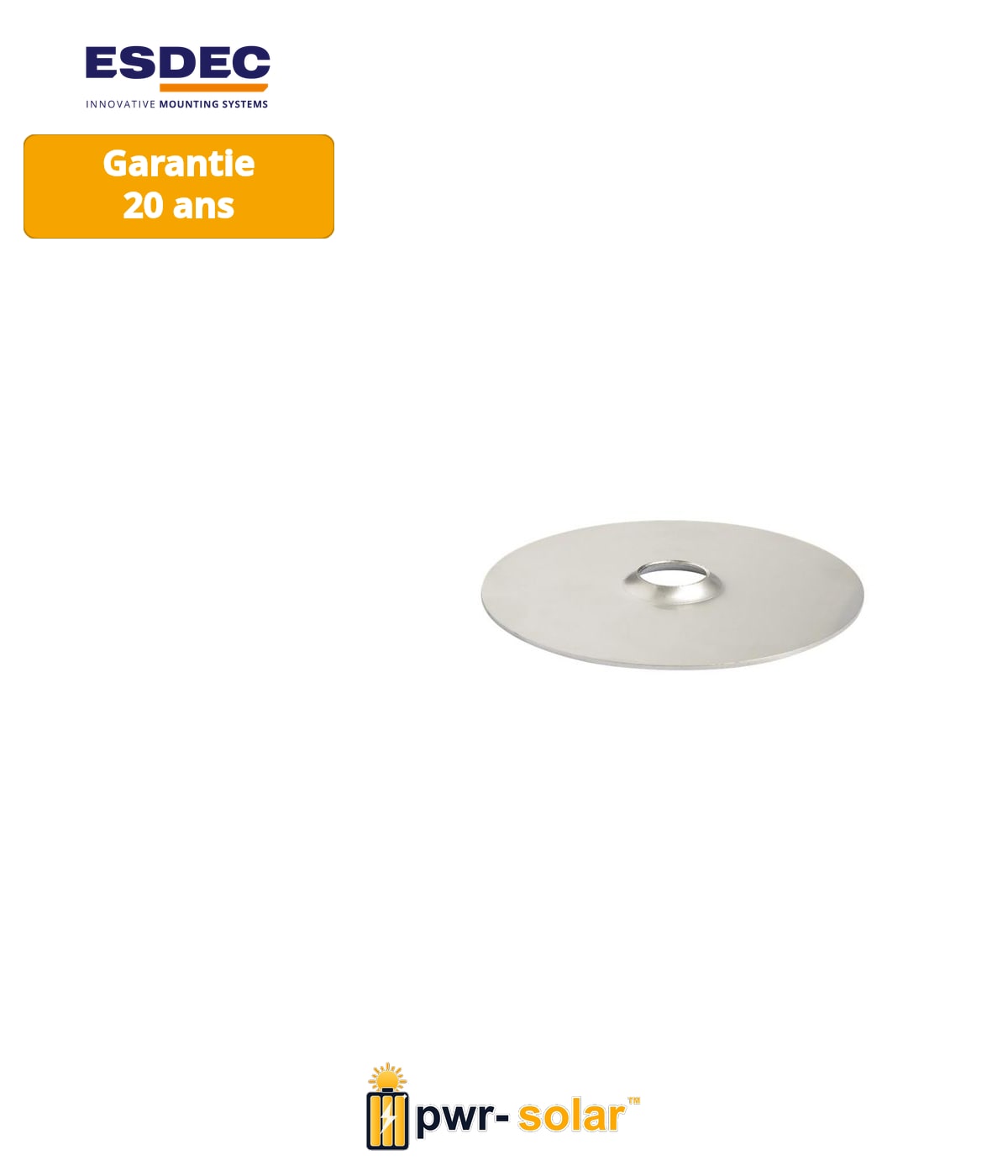 ESDEC Enstall Rondelle INOX ø80mm x 1mm