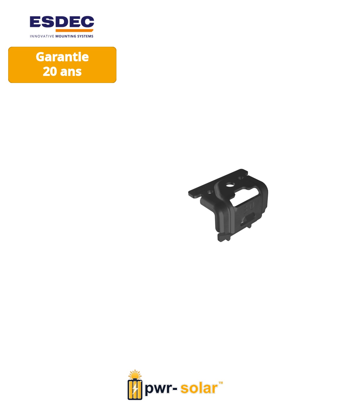 Enstall Pince d'extréavecé Enstall FlatFix Noire 30 mm