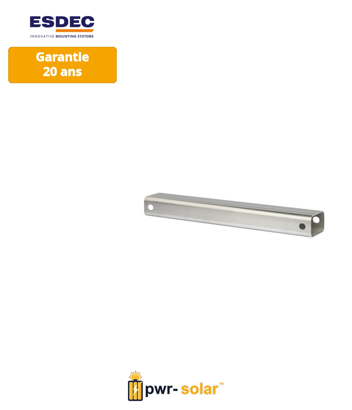 ESDEC Enstall FlatFix Fusion Profilé de base 210mm