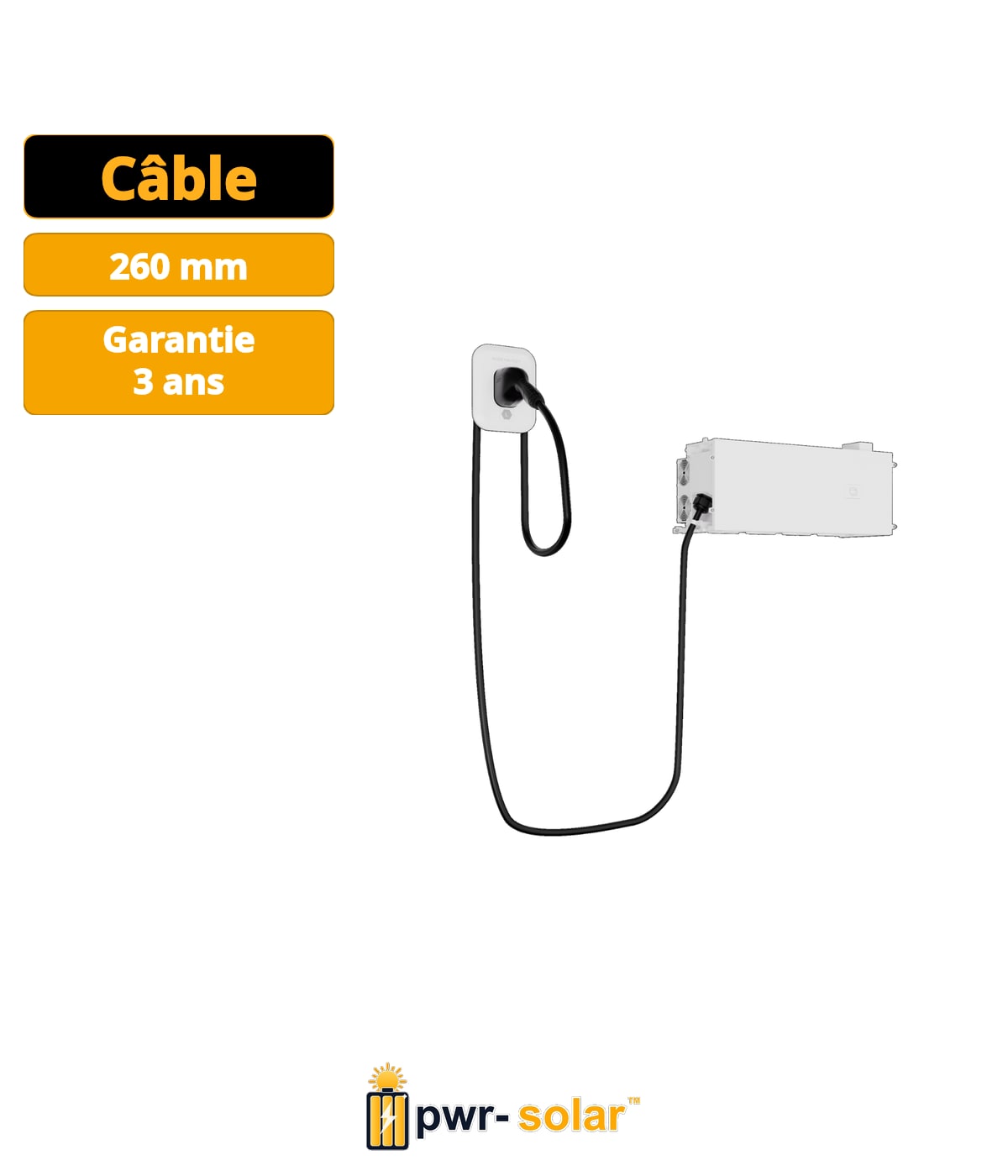 Sigenergy SigenStor Chargeur EV DC 25kW (RFID, câble CCS2 10m, Blanc)