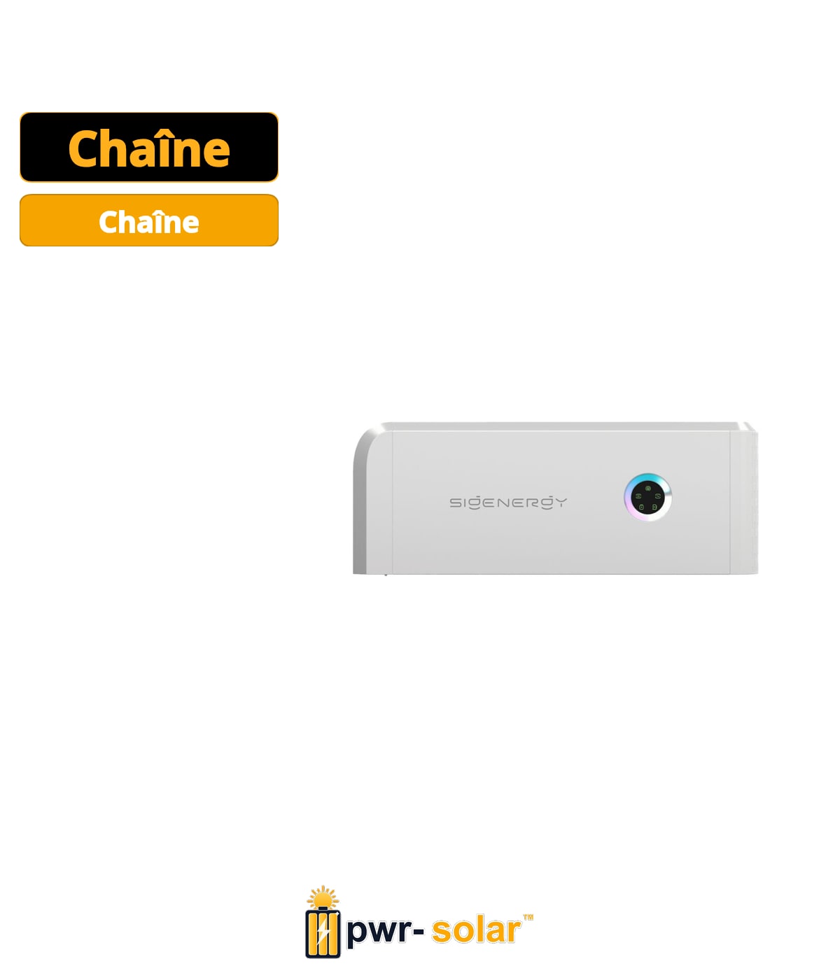 Sigenergy SigenStor Energy Controller factice monophasé