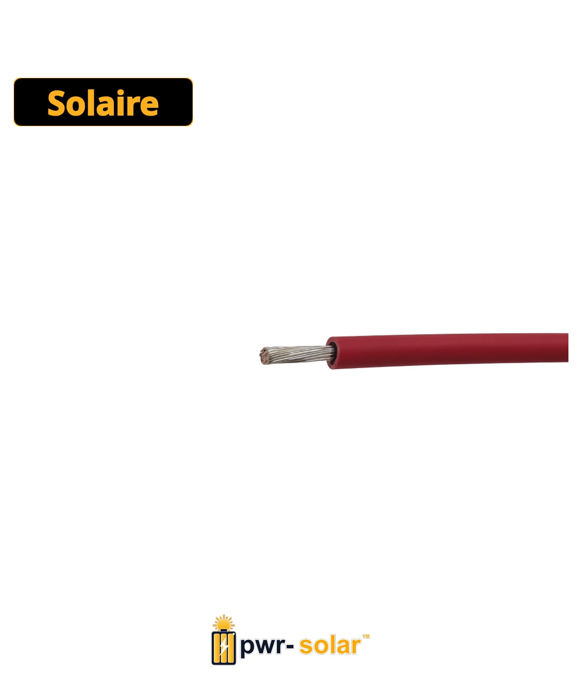 Athilex 1x4.0mm2 H1Z2Z2-K Rouge DCA - 100 Mtr