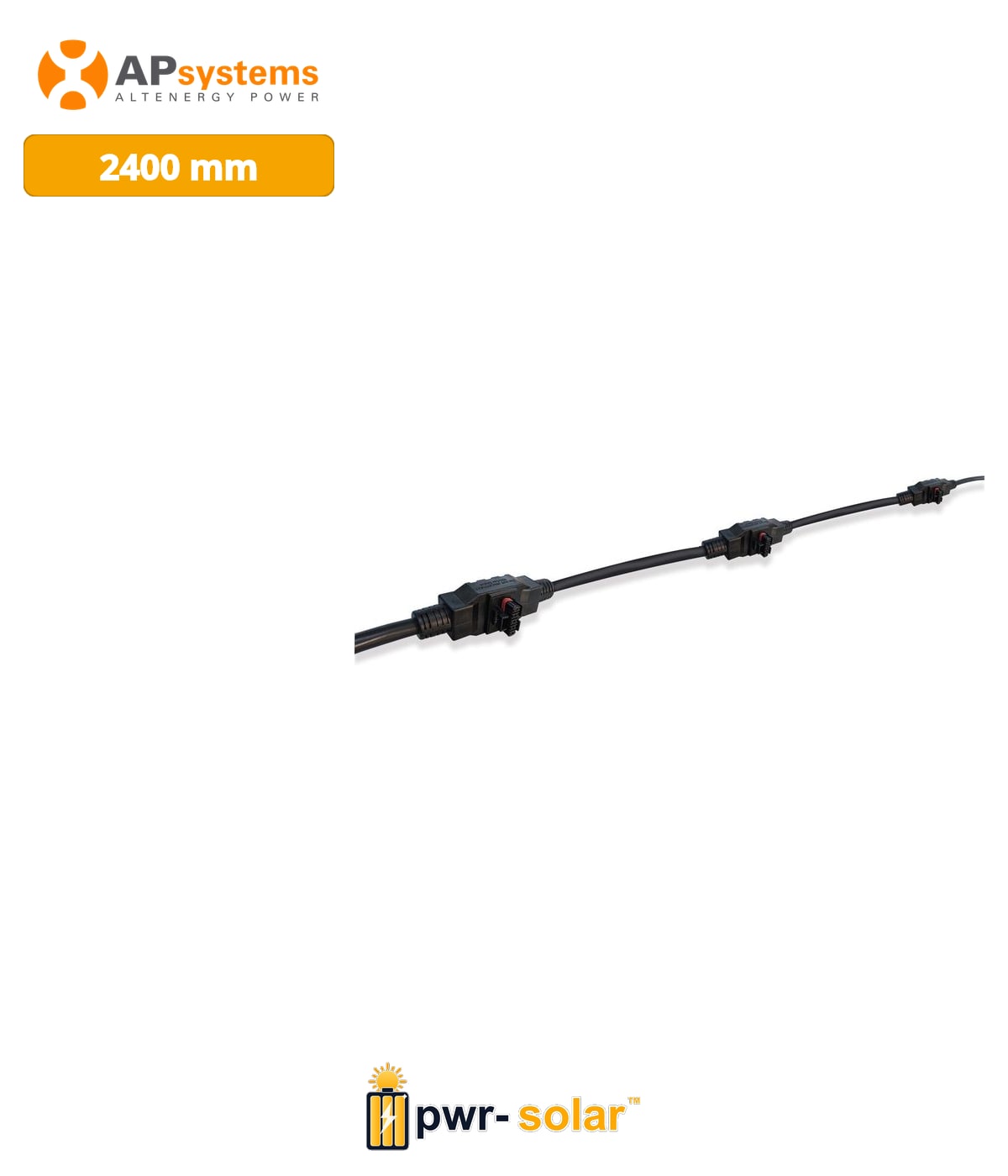 APSystems 2,4 meters (4mm2) 5 cores bus cable for QT2