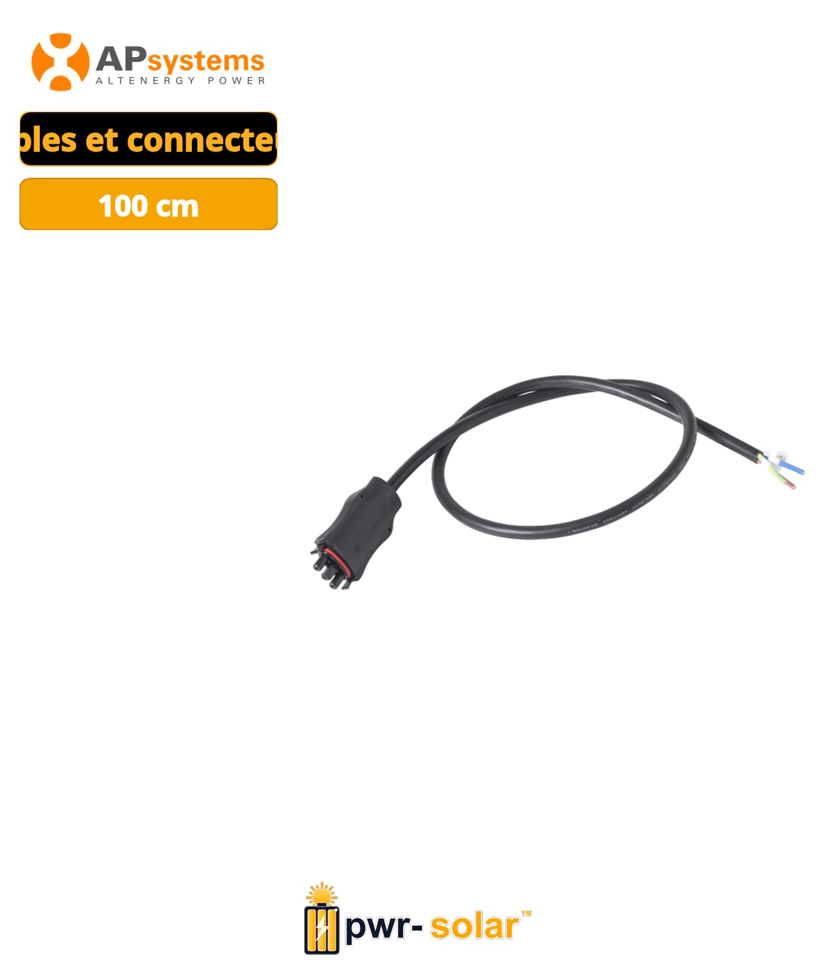 APSystems 1 meter AC bus cable ton connect only 1 unit