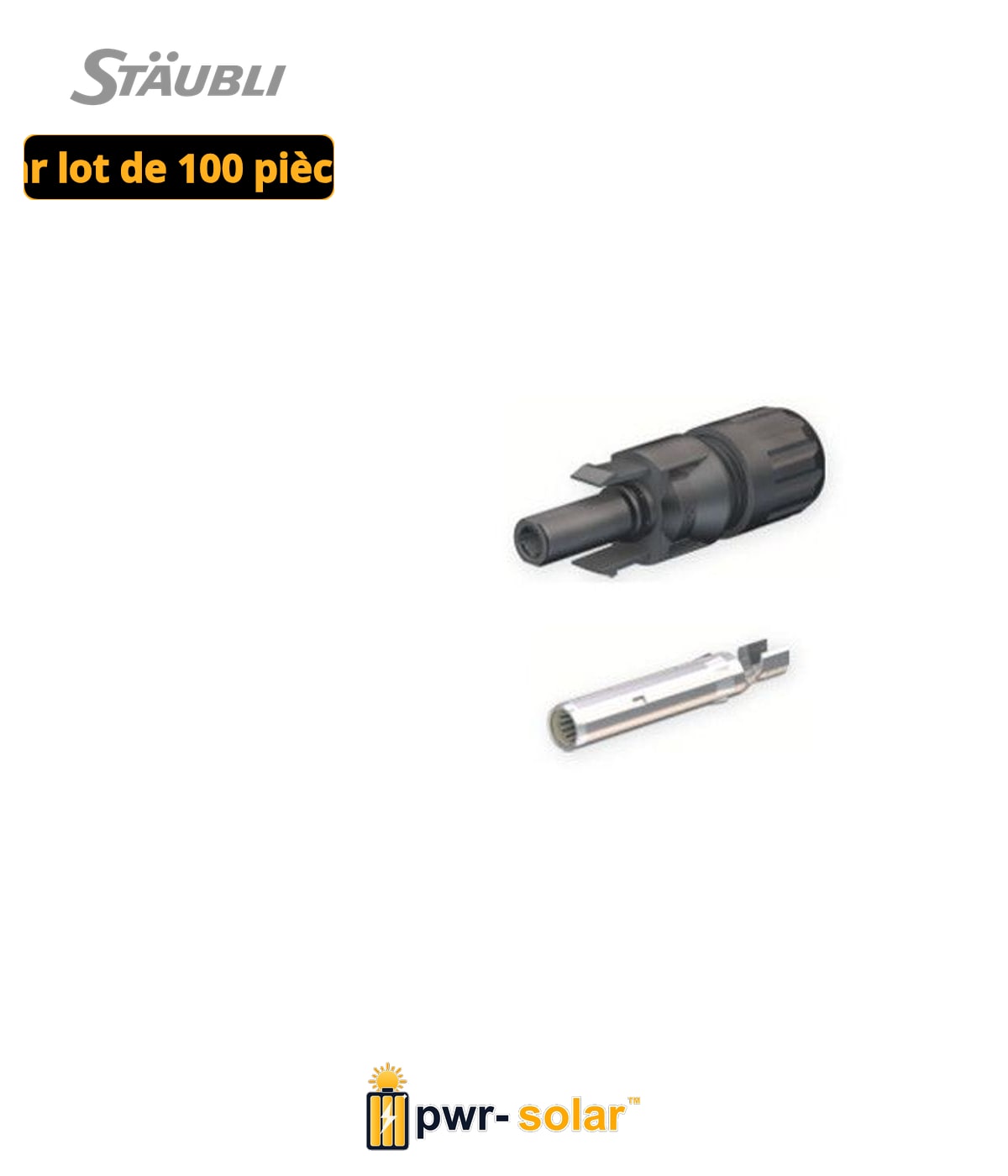 Stäubli Coupleur de câble femelle MC4 (5-6 mm)