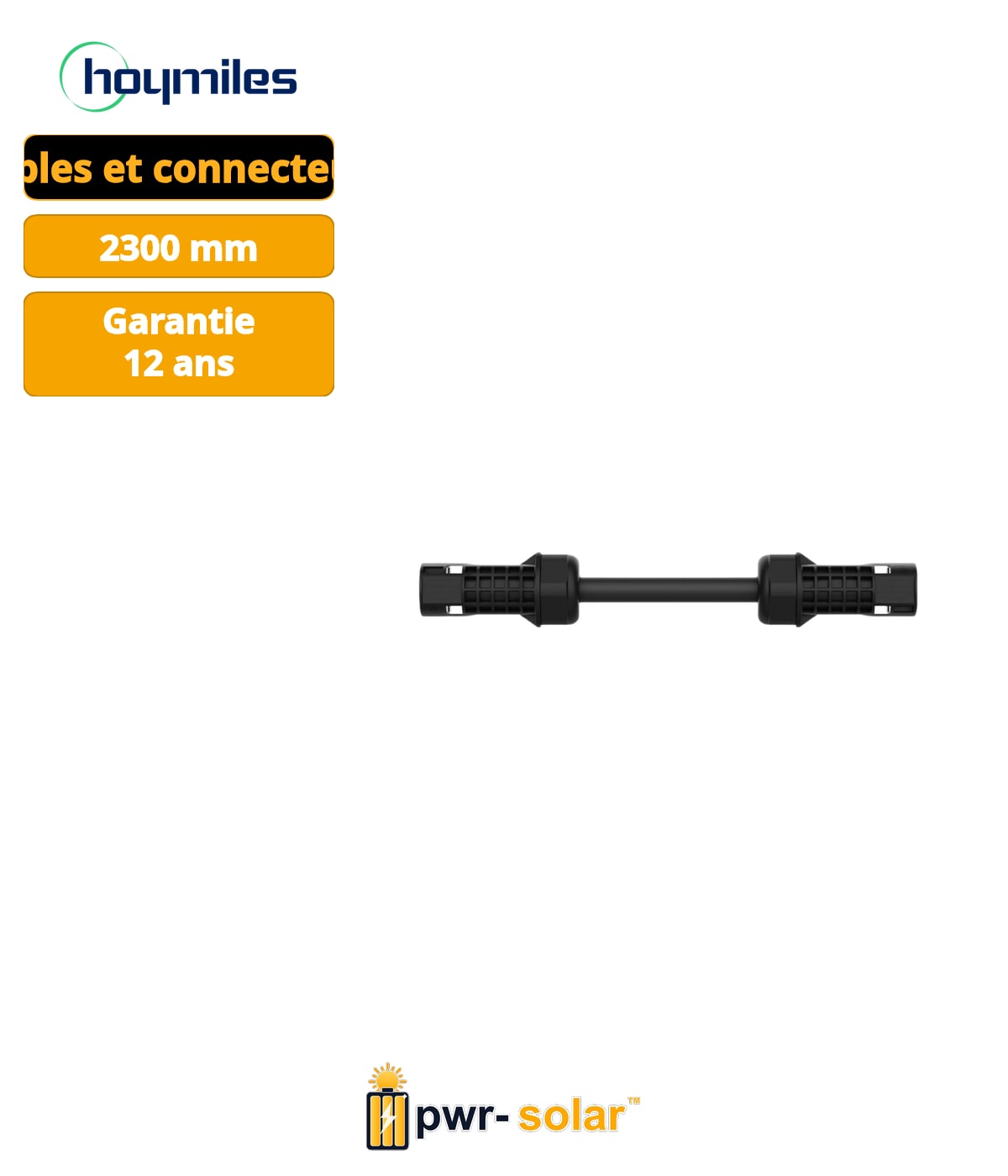 Hoymiles Flex-S3 Câble de Connexion HMS 2,3m (2.5mm²)