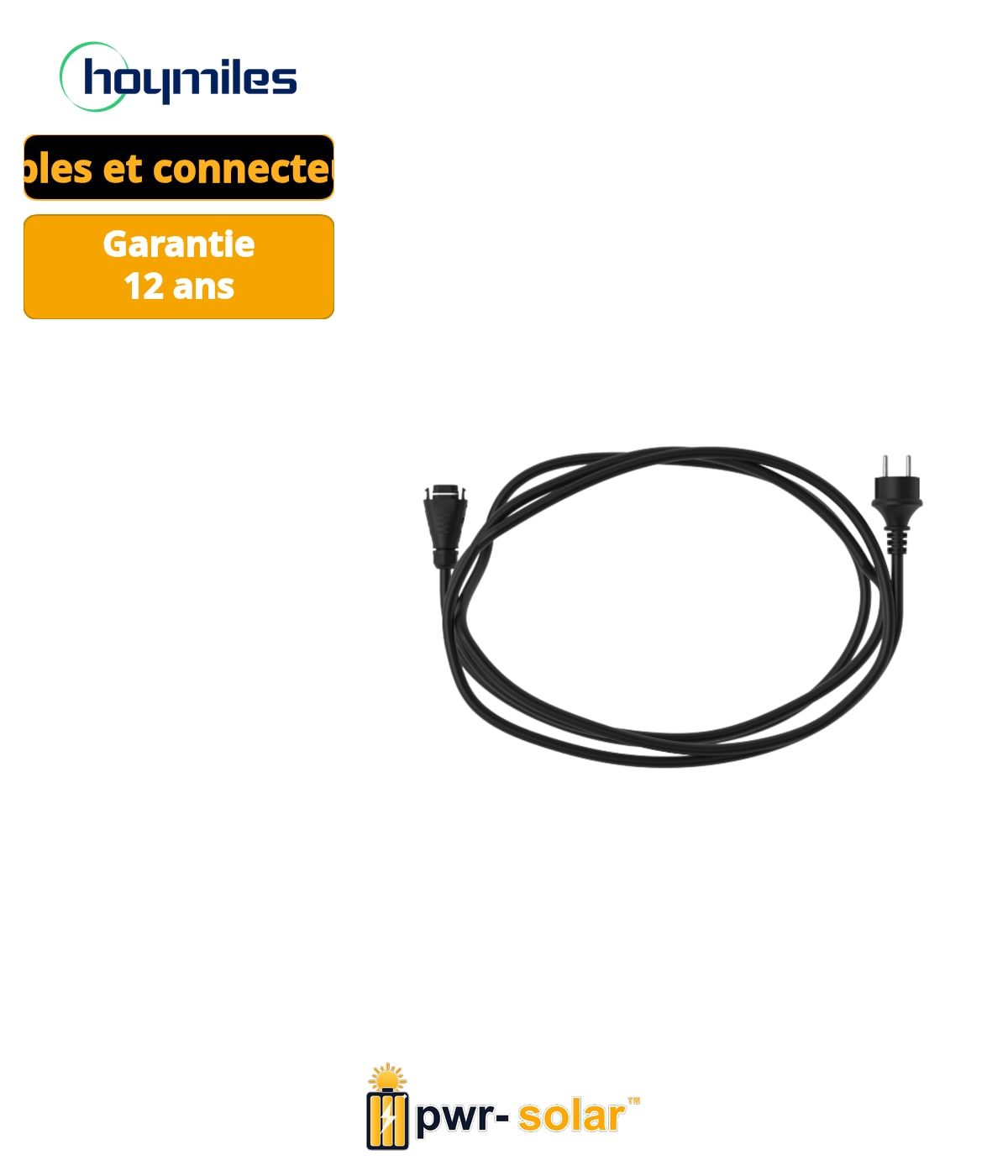 Hoymiles Flex-S3 Câble Plug and Play HMS 3m (Schuko/CEE 7/7)